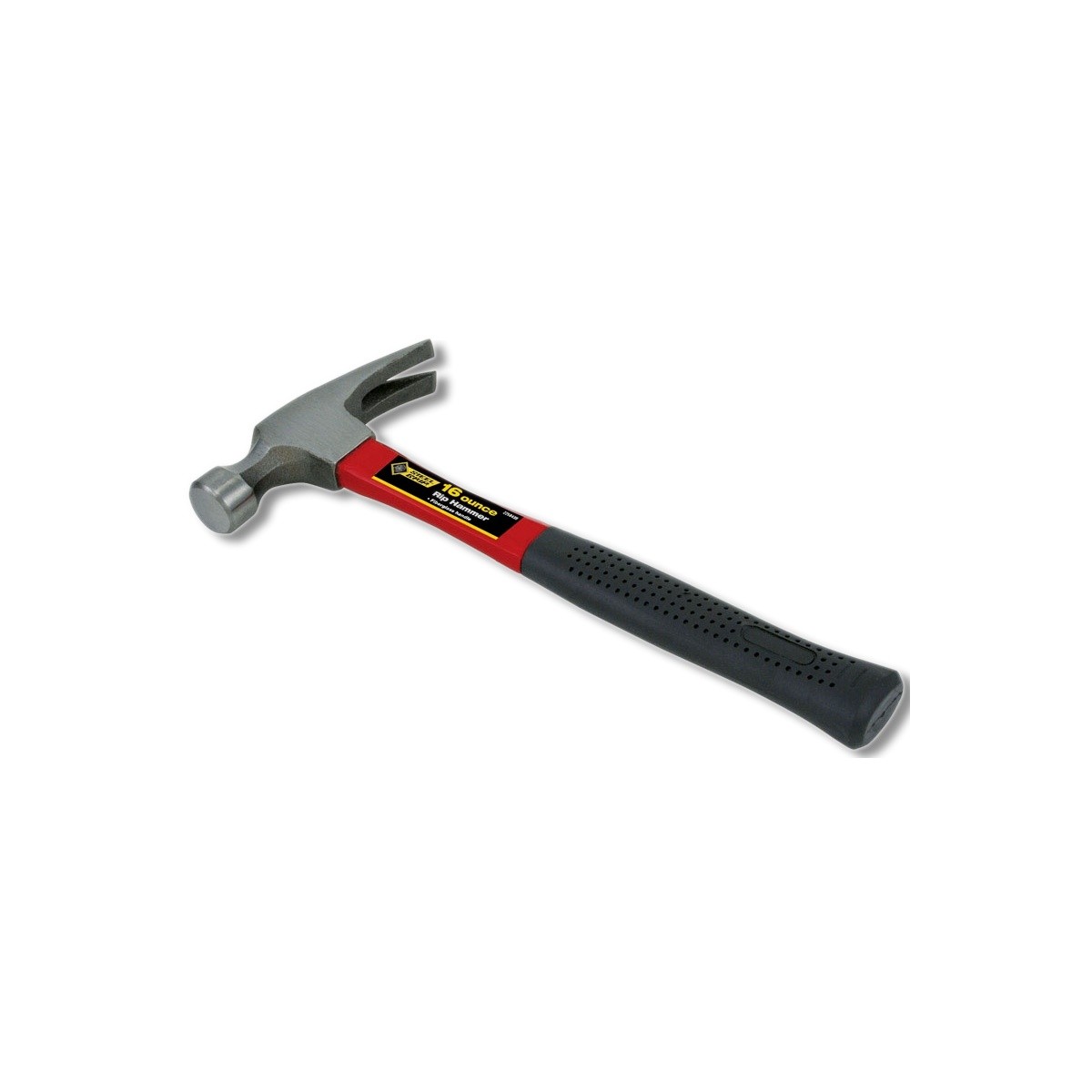 Steel Grip 16 oz Smooth Face Rip Hammer Fiberglass Handle 2258499