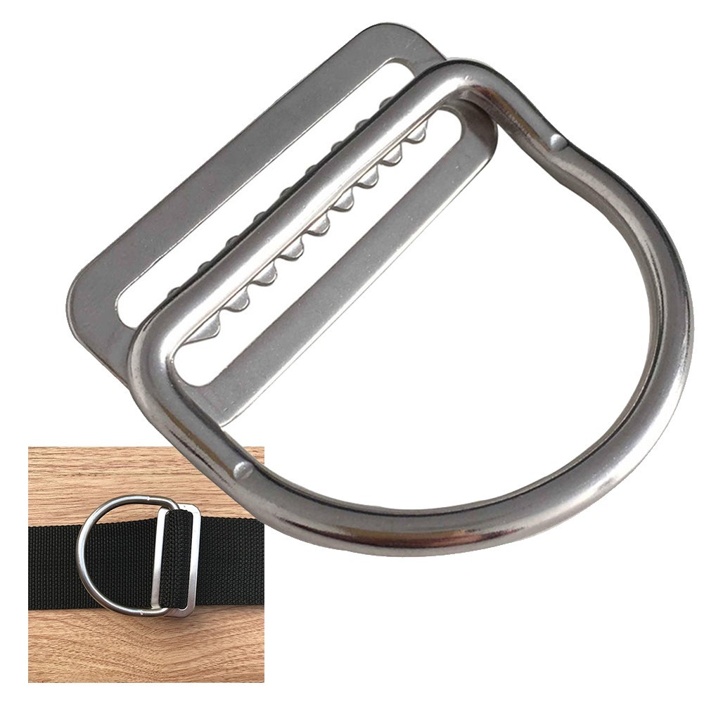 High Quality Diving D-ring Clip For 5cm Width Webbing For BCD Accessories