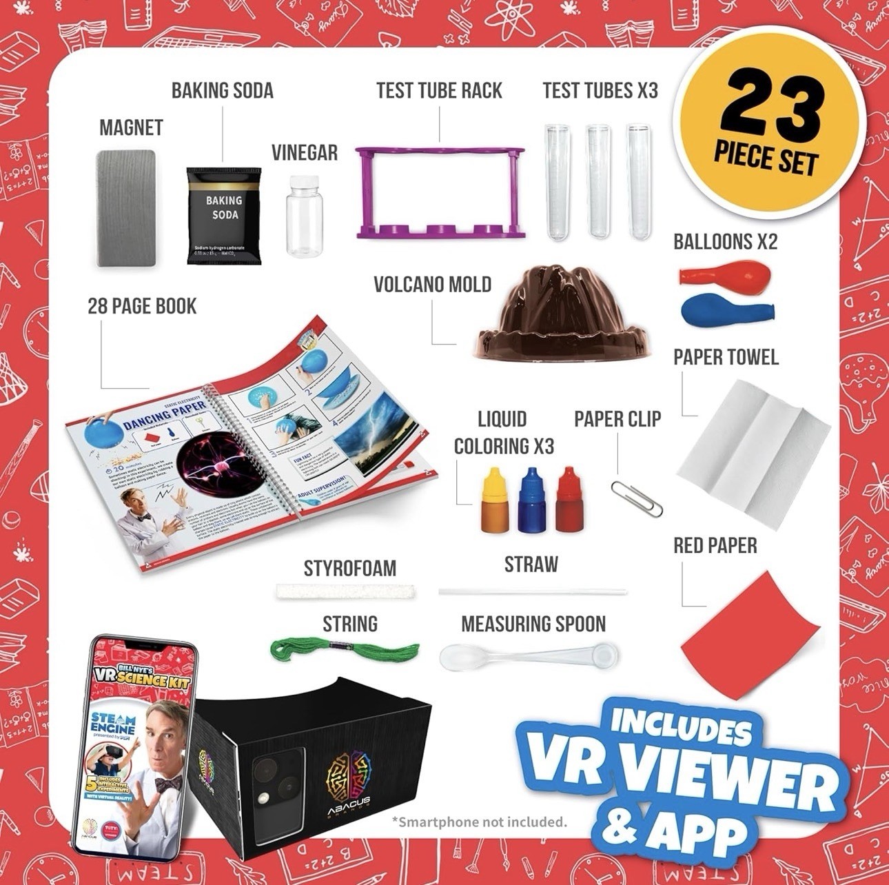 Bill Nye's VR Science Kit Student Edition - Includes All Materials
