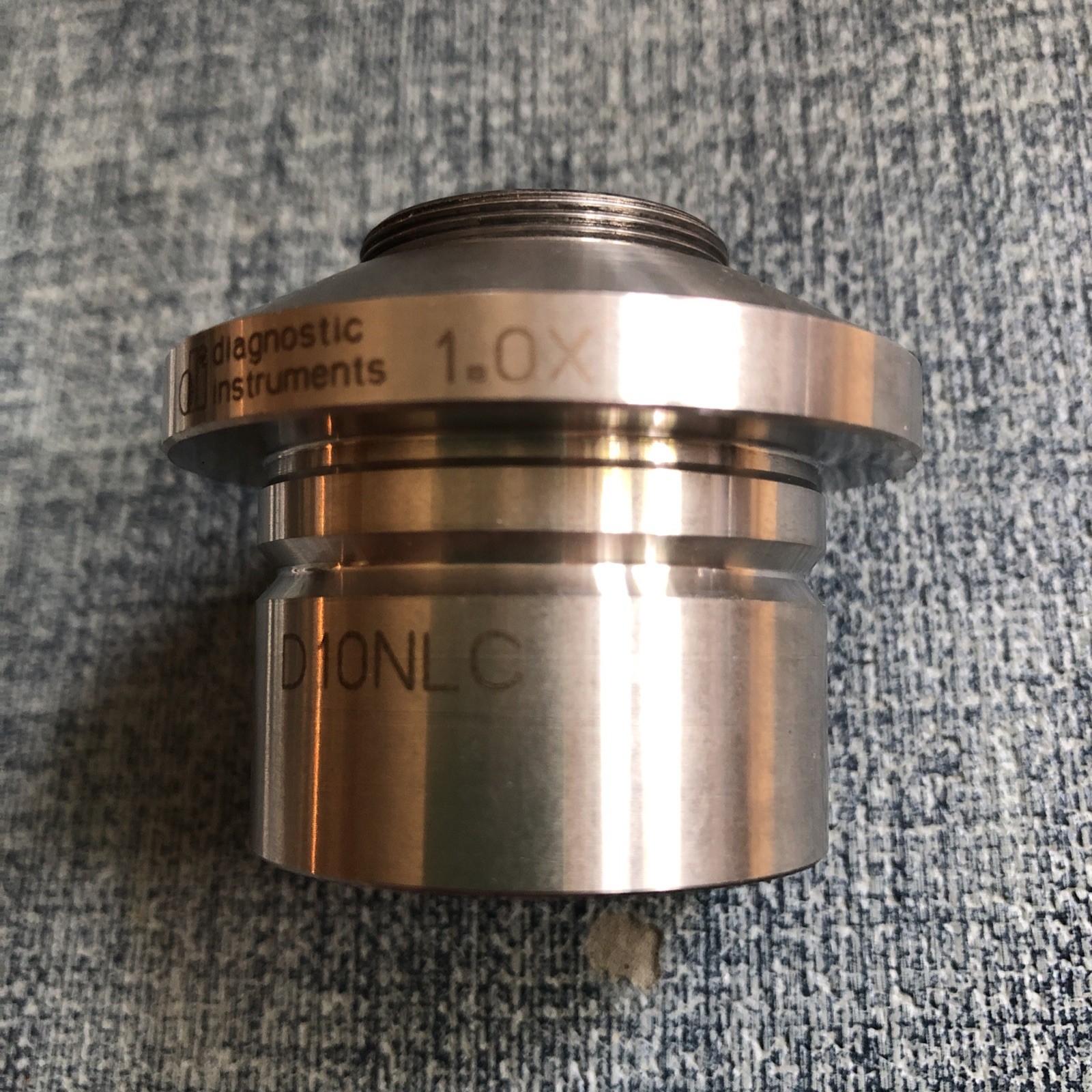 Diagnositic Instruments Microscope C-Mount Camera Adapter 1.0X D10NLC ISO 38mm
