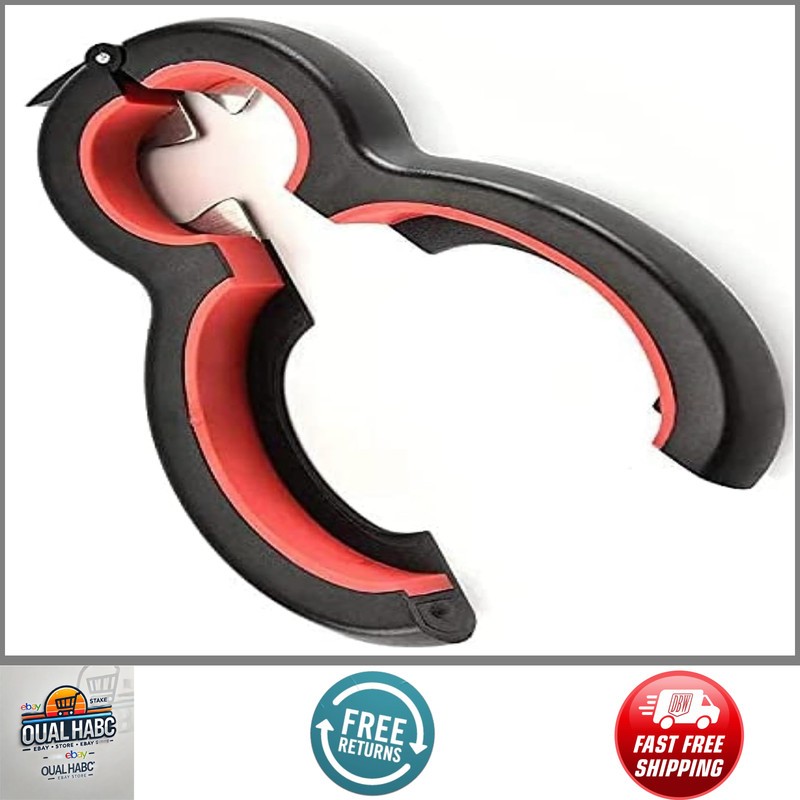 Helping Hand Arthritis Can Opener 6-in-1 Jar Bottle Opener for Seniors Grip