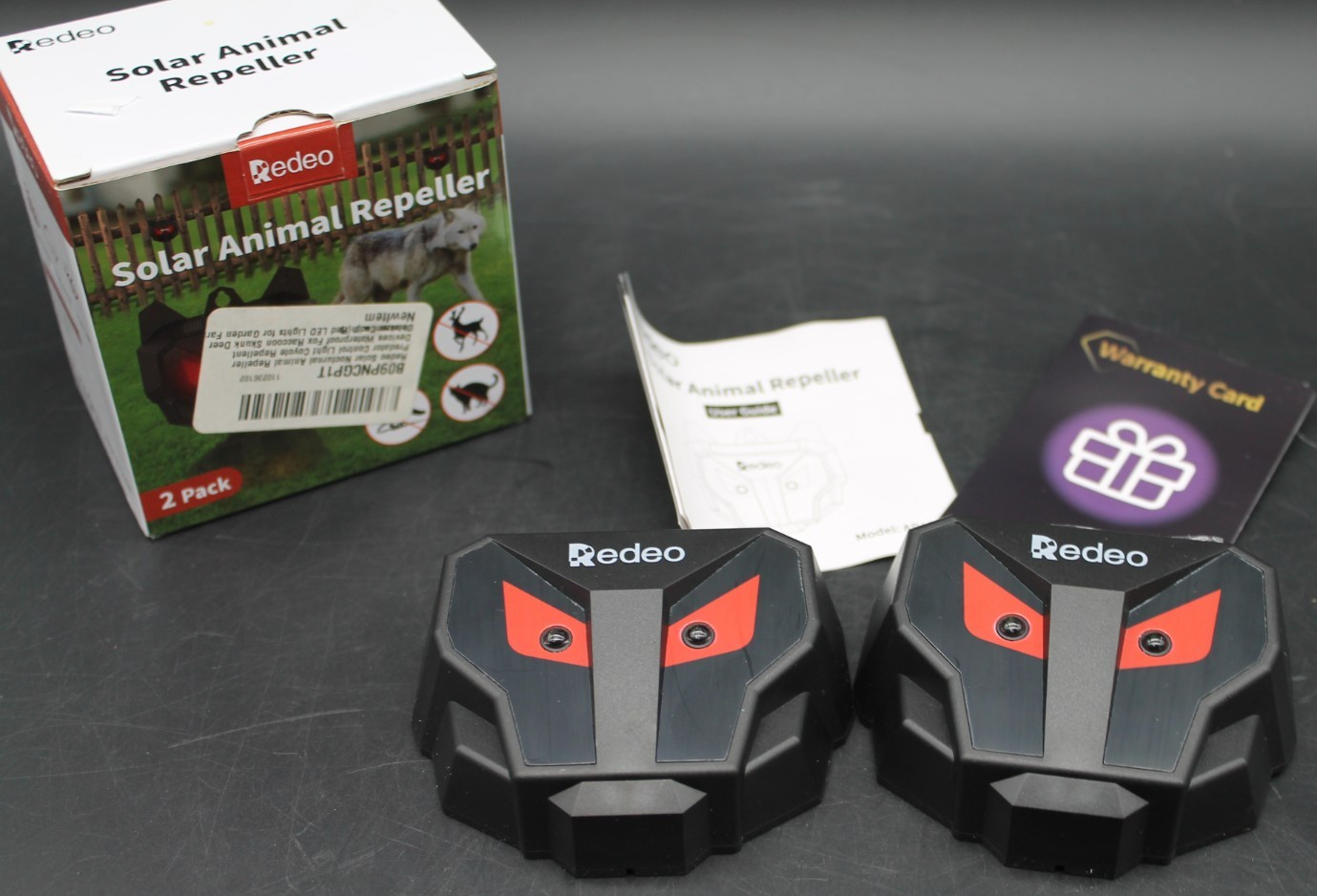 Redeo Solar Nocturnal Animal Repeller Predator Control Light Coyote Repellent