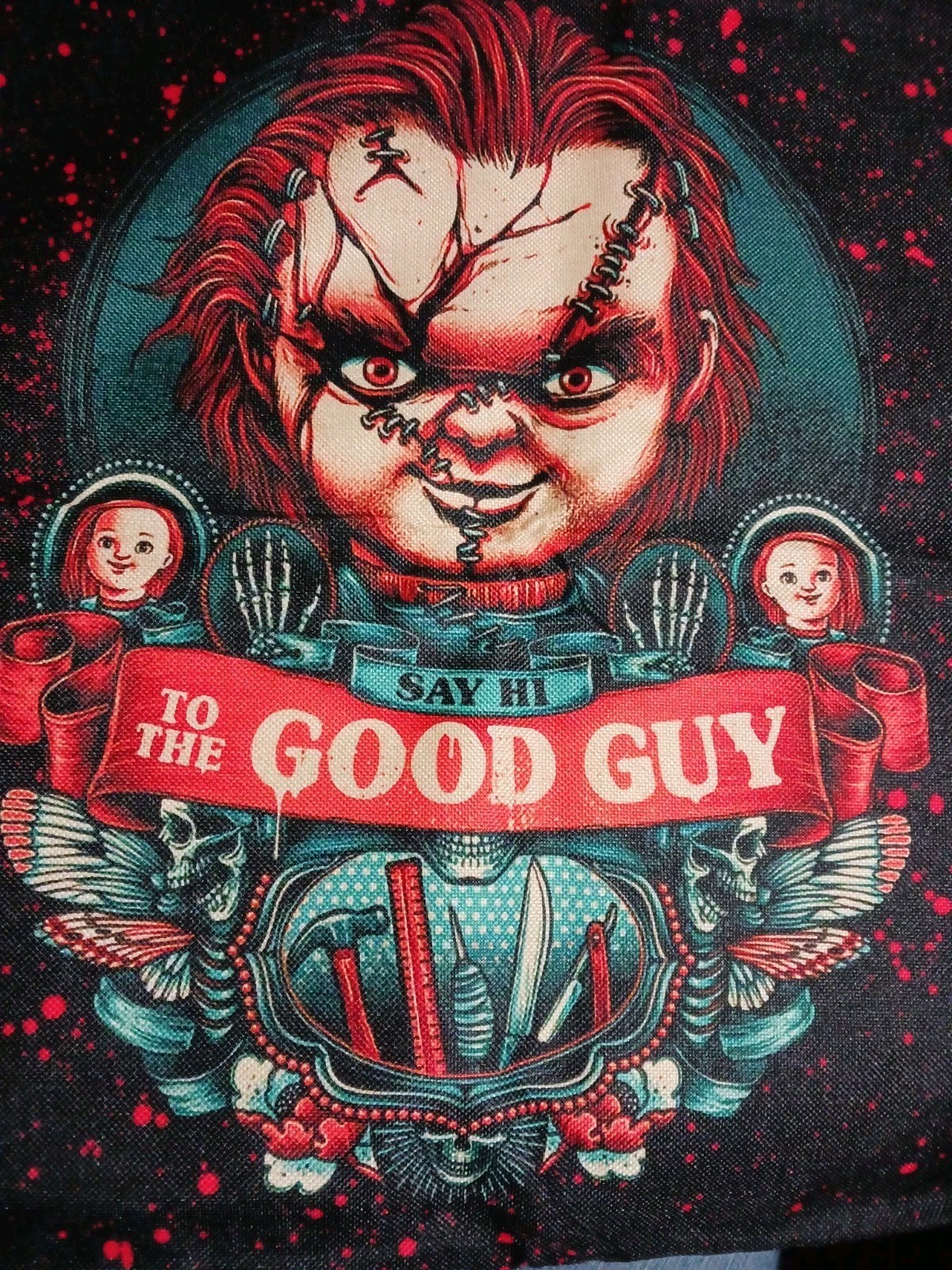 Chuckie Childs Play Pillow Cover 18 X 18 Say HI To The Good Guy