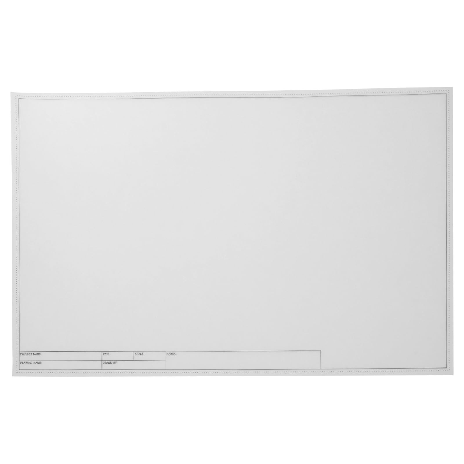 Architectural Drafting Vellum Paper Sheets - 11 x 17 in, 20 Sheets - Plain Tr...