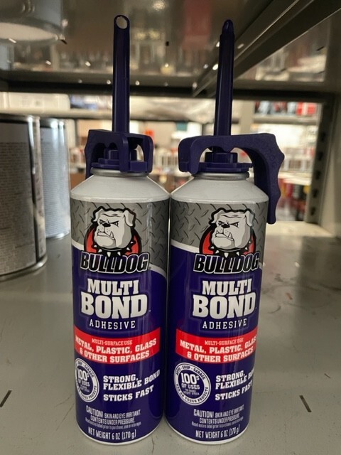 Bulldog Multi Bond Adhesive for metal and plastics 2 cans