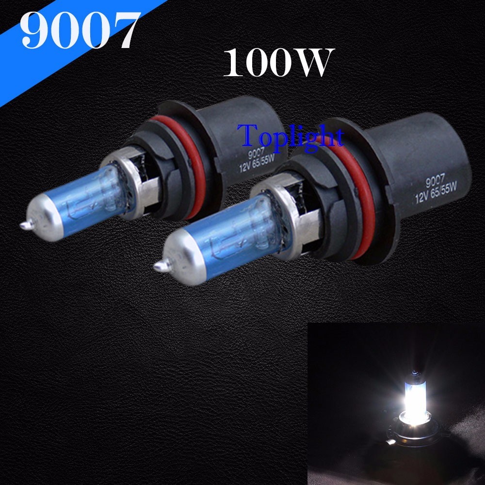 9007-HB5 White 5000K 100/80w Xenon Halogen Headlight Light Bulb High Low Beam