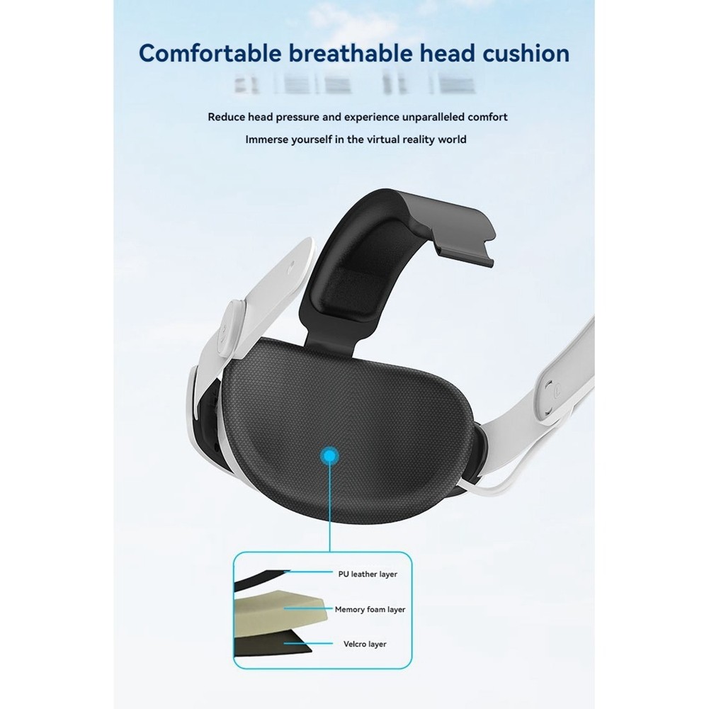 Adjustable Rechargeable Head Strap for 3S Replacement Headband Elite Strap7513