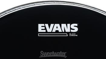 Evans TT15CHR Black Chrome Tom Batter Head - 15"