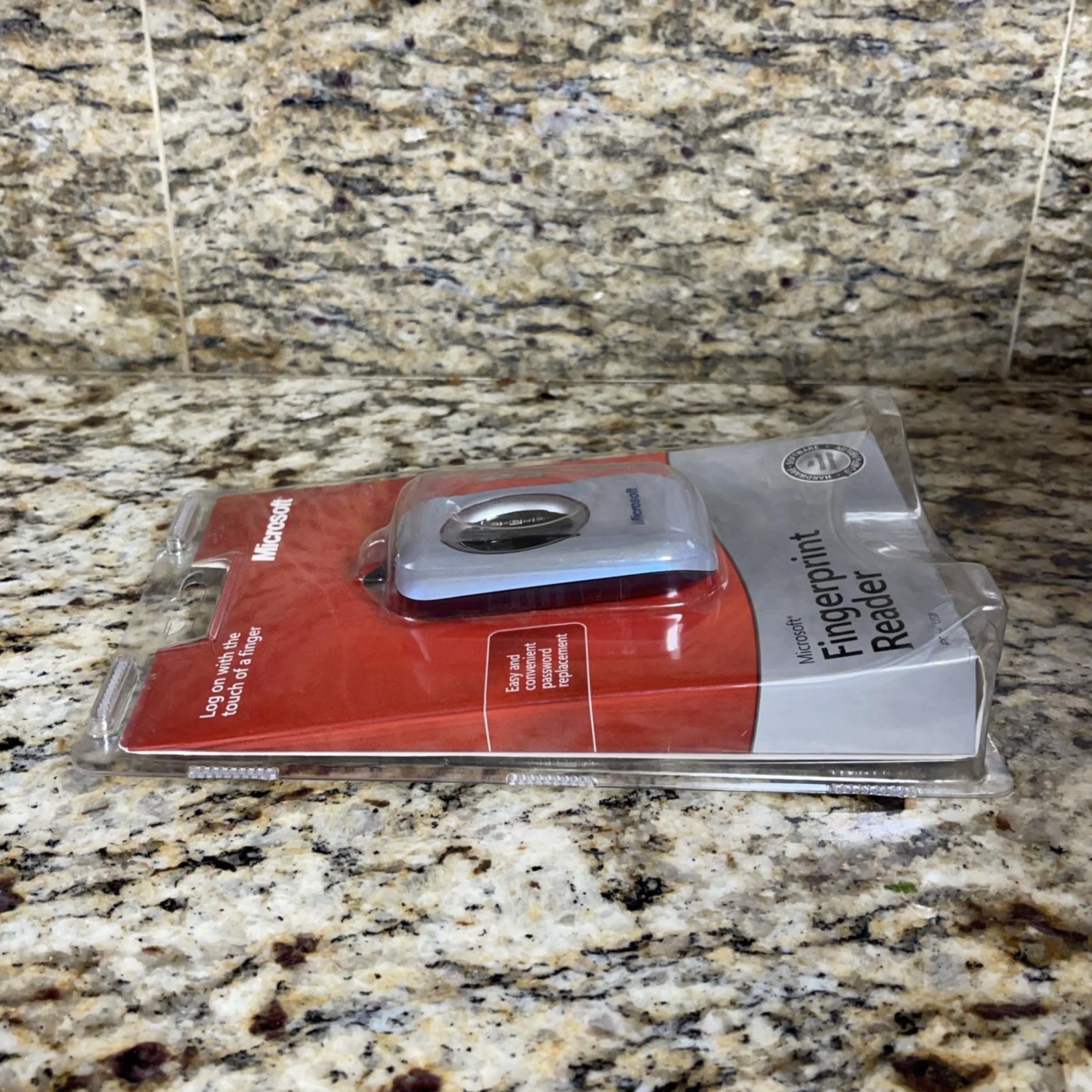 NEW SEALED Microsoft Fingerprint Reader Usb Model 1033 w/ CD and Manual
