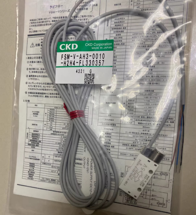 1pcs FSM-V-AH3-0010-H2H4-FL330357 CKD Flow Sensor