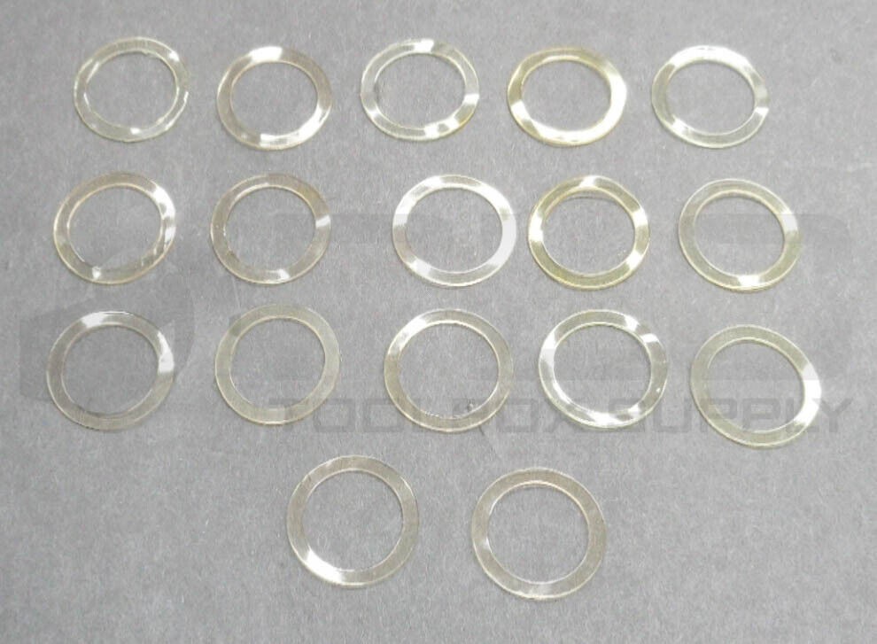 LOT OF 17 NEW P51373 CLEAR RUBBER ENDLESS GASKET SEALS 1"OD 3/4"ID