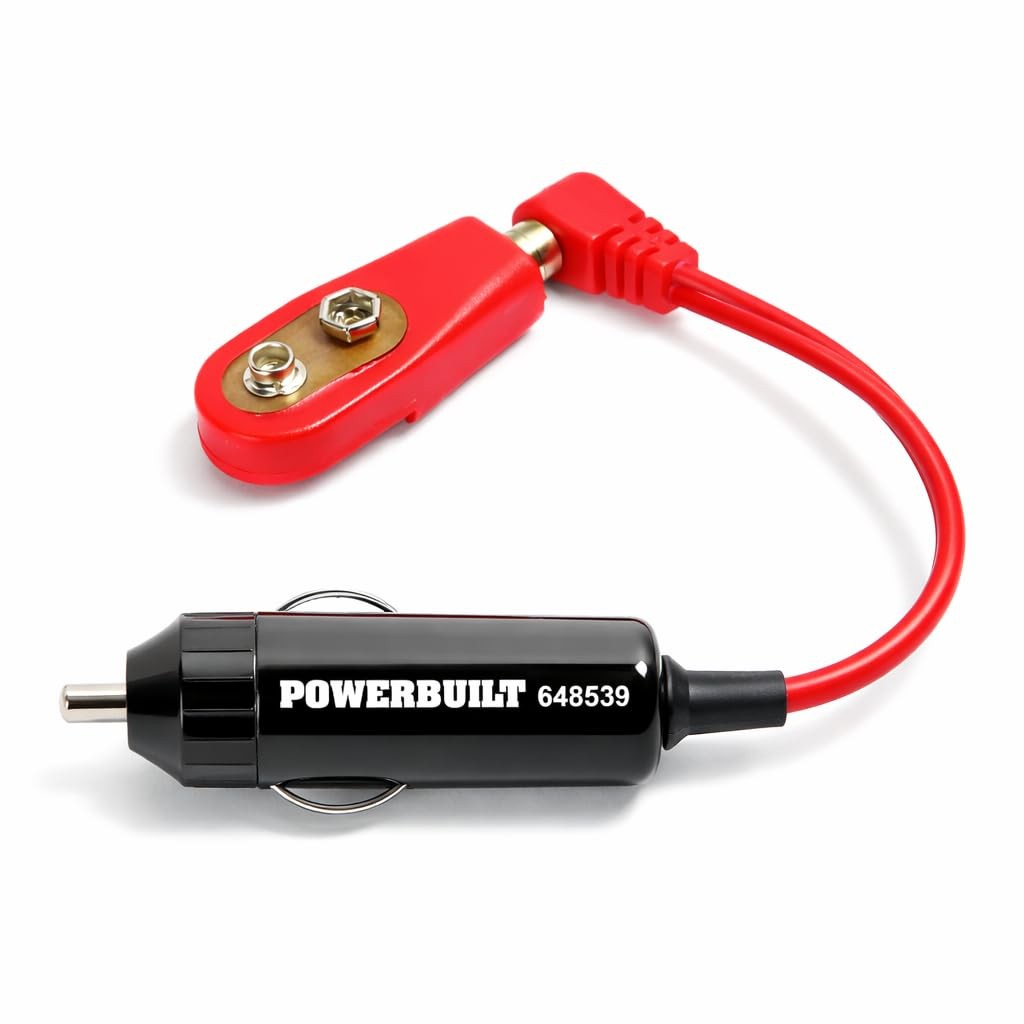 Powerbuilt Auto Vehicle Computer Memory Keeper, 0.88 x 2.75 x 8.62 in", Red