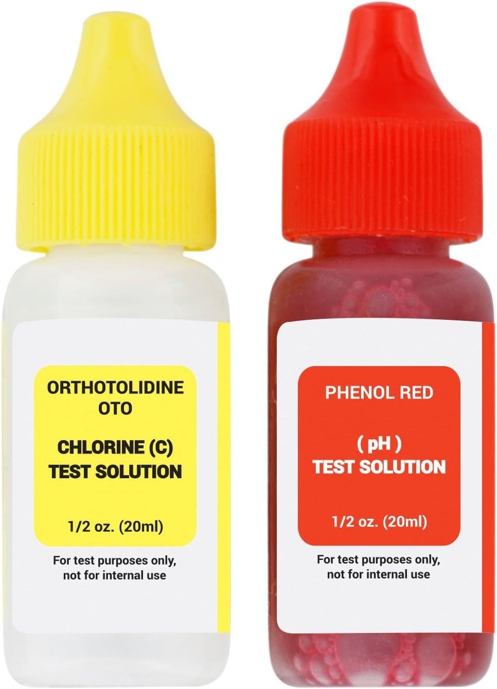 2-Bottle Chlorine and pH Refill Solutions for Effortless Pool & Spa Testing