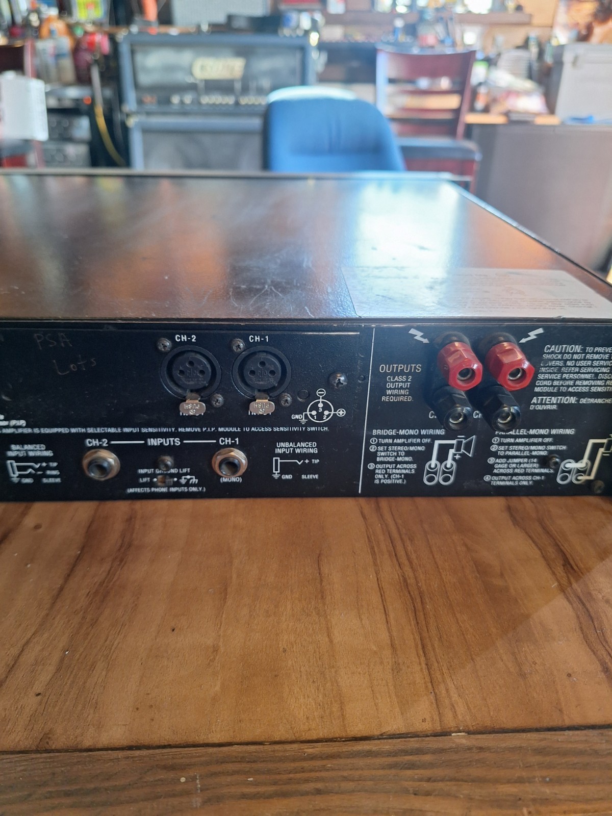 Crown Macro-Tech 1200 Two-Channel Power Amplifier. Tested and Working .