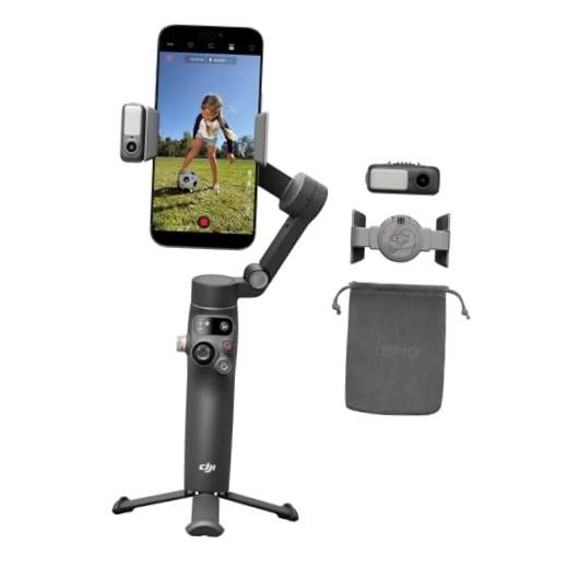 Osmo Mobile 8 Gimbal Stabilizer for Phone, AI Native Advanced Tracking Combo