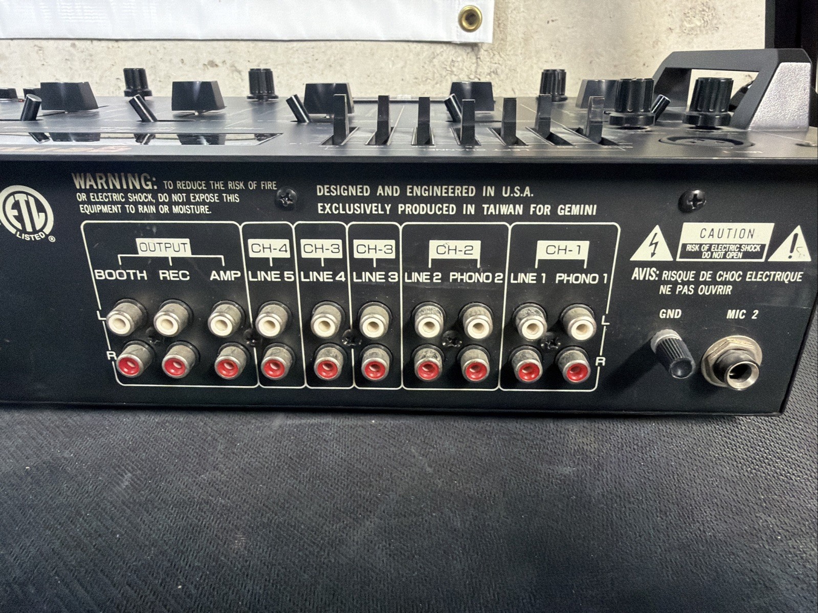 READ! Gemini PMX-3001 PREAMP MIXER EQUALIZER ECHO DJ Fast USA Ship! 3000 Echo