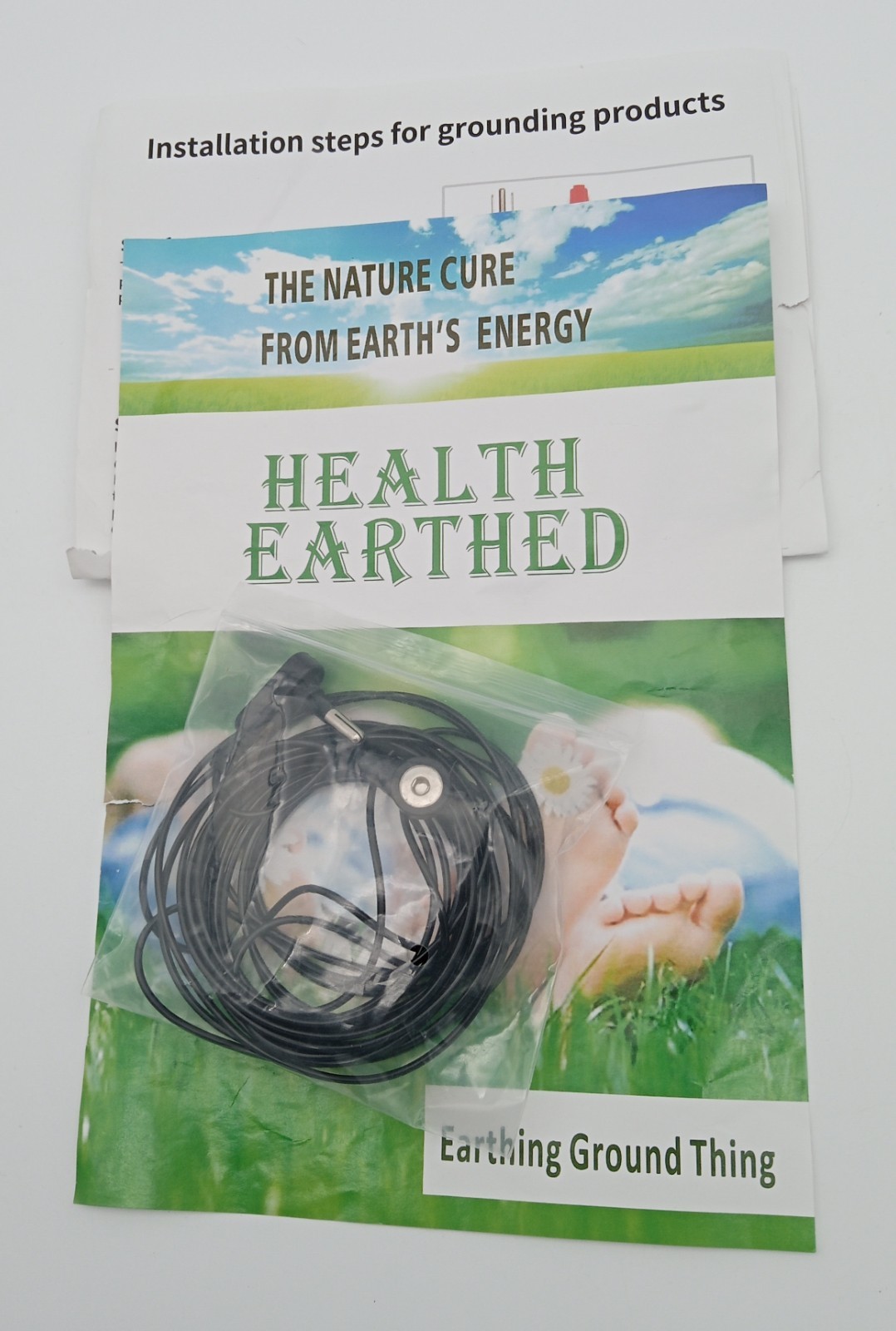Cable/Power Adapter for Health Earthed Earthing Bed Mat Pad Part ONLY