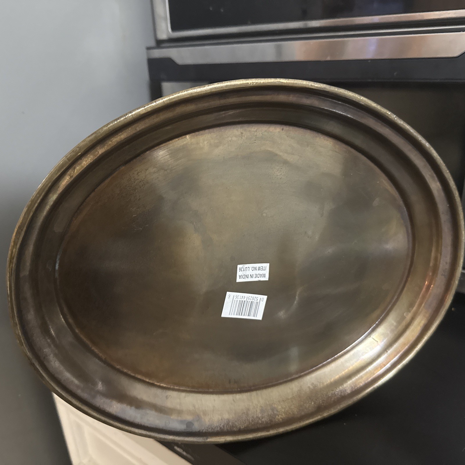 Brass wine cooler. Holds 2 Bottles/ice bucket