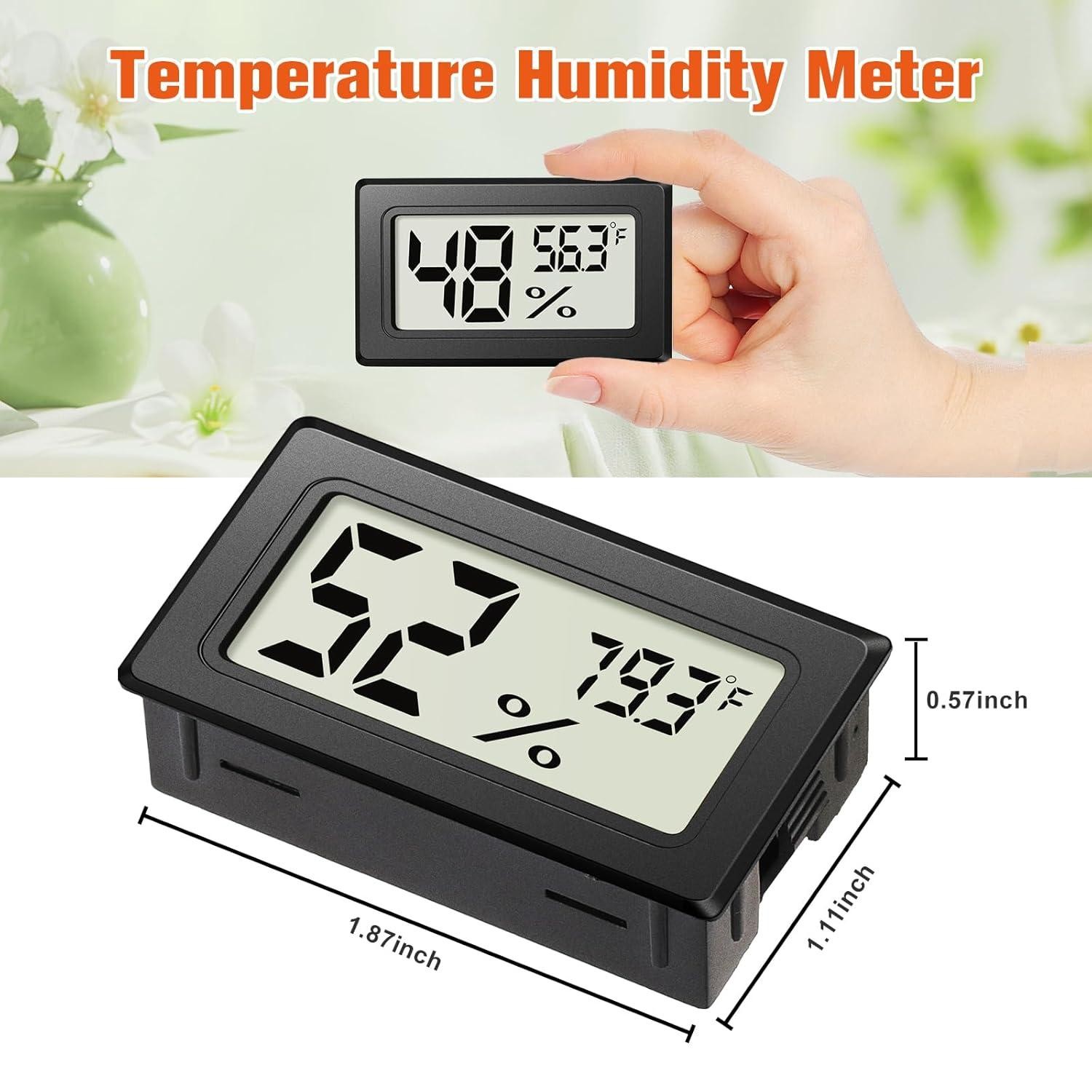6 Pack Mini Digital Hygrometer Thermometer Indoor Humidity Meter ℉