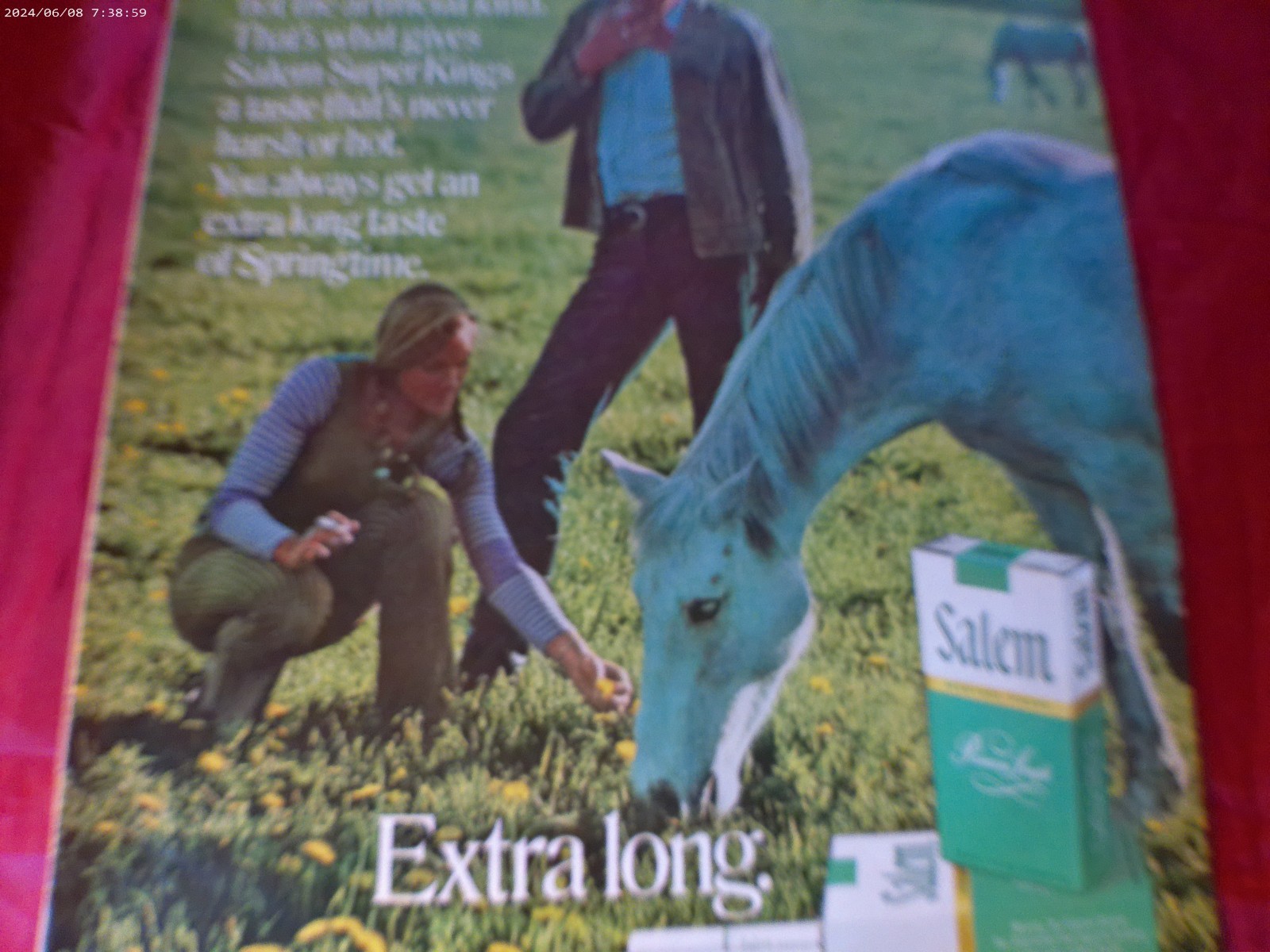 1971 Salem Cigarettes Print Ad 10" x 13"