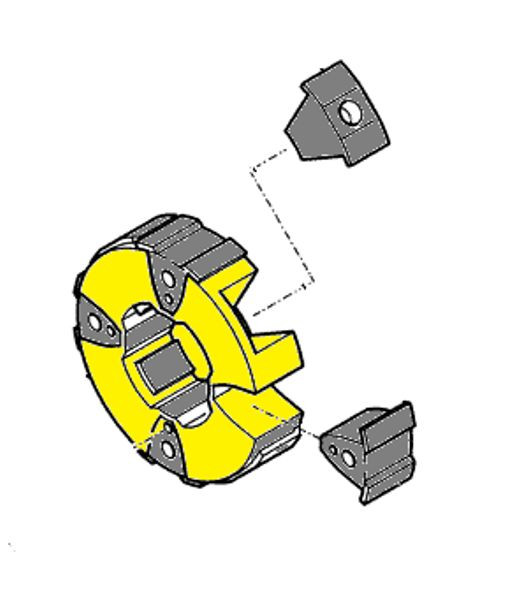 SAMSUNG  EXCAVATOR HYDRAULIC PUMP COUPLING  MX225LC