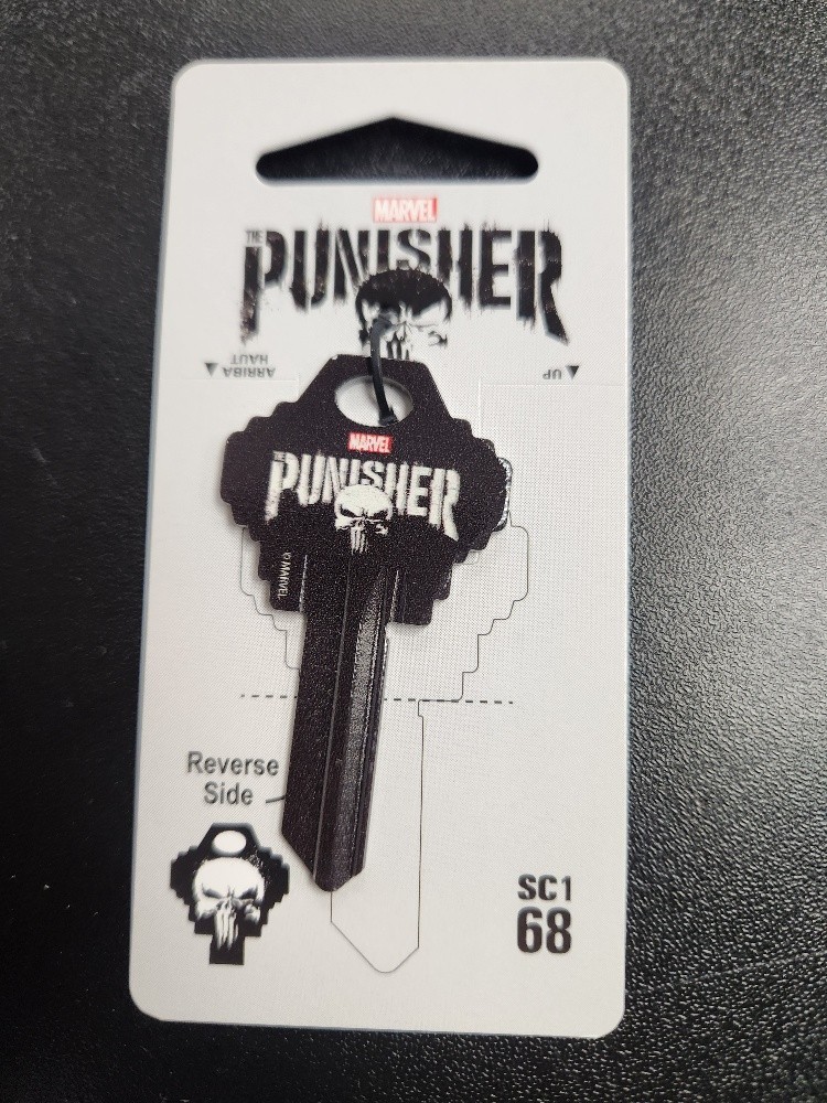 MARVEL PUNISHER SCHLAGE SC1 KEYBLANK - READ DETAILS BELOW