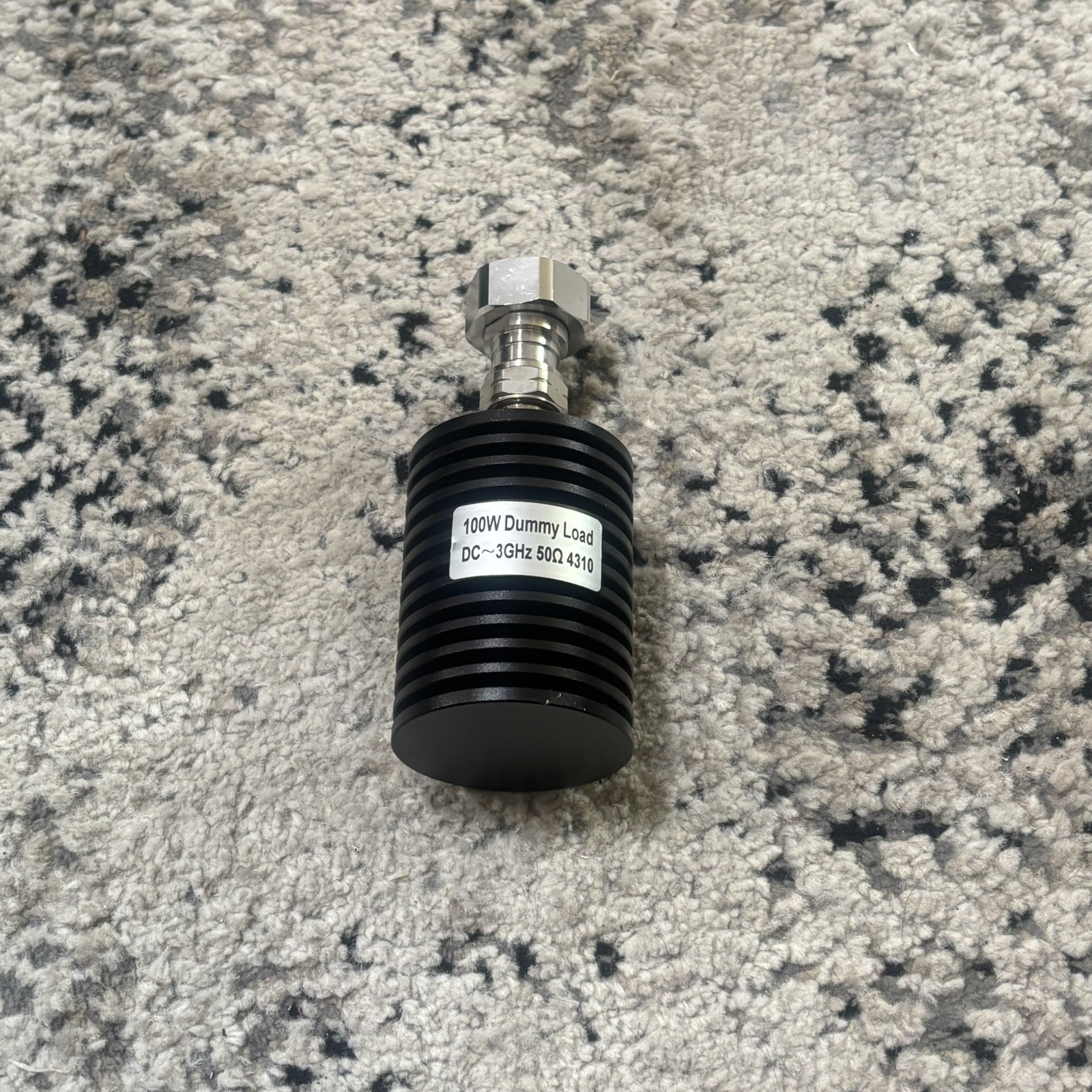 100W 50 ohm Resistor Dummy Load N Male DC-3GHz Coaxial RF Terminal Termination