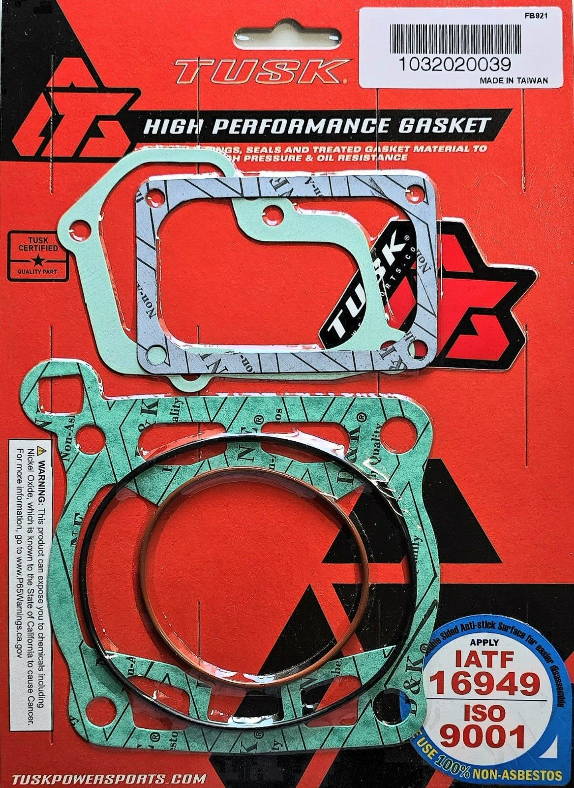 Tusk Top End  Gasket Kit For SUZUKI RM125 2003 Head, Base, Powervalve (t39)