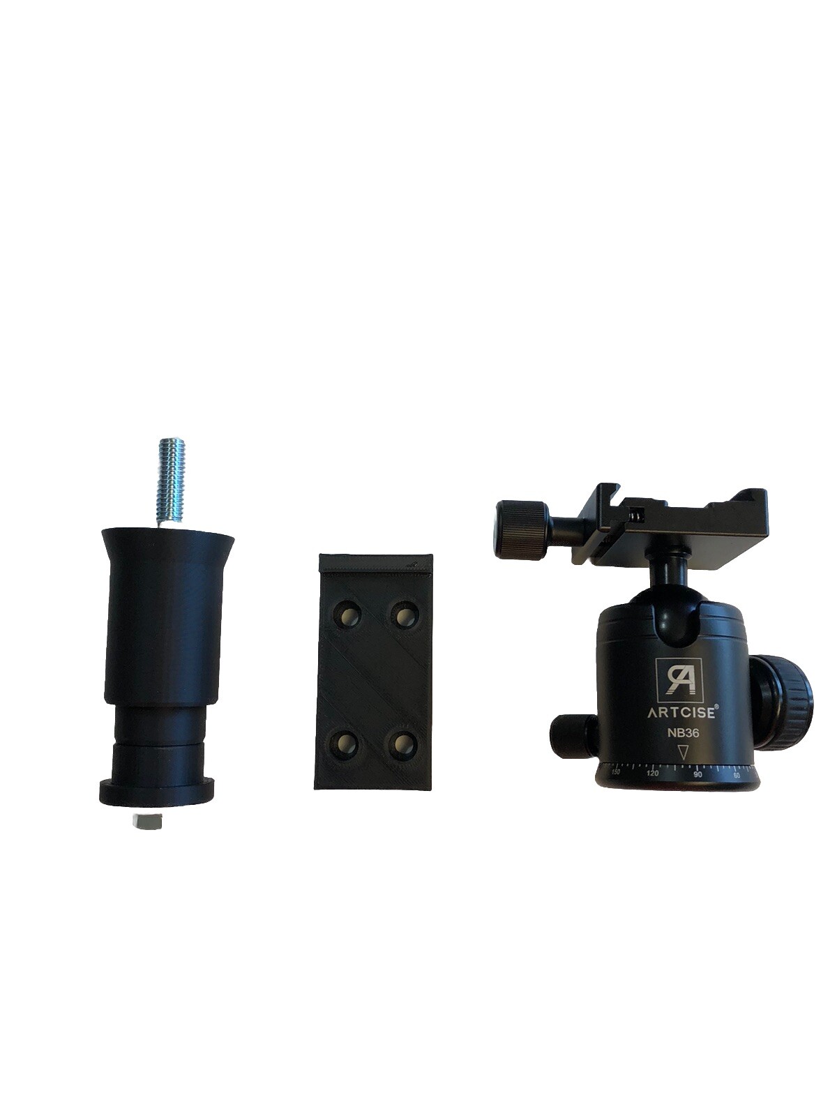 Bog Deathgrip Ball Head Adapter Kit Two Inch Riser