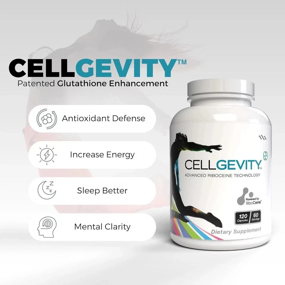 Cellgevity Advanced Riboceine Technology, 120 Vegetable Capsules, Exp. 10/2027.