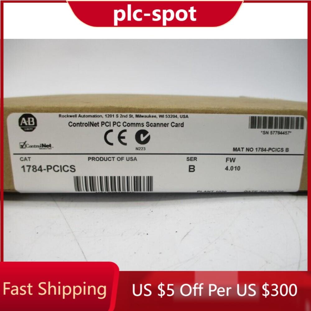 New Allen Bradley 1784-PCICS CONTROLNET PCI BUS SCANNER / MESSAGING US Free Tax