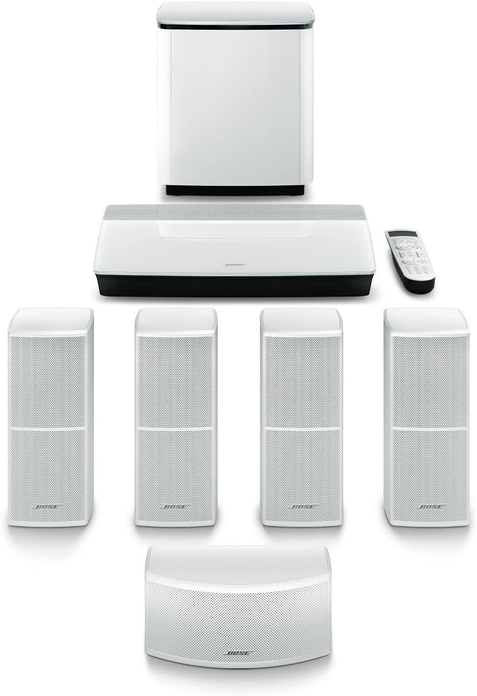 Bose Lifestyle 600 Home Theater System - 5.1 Surround Sound - White