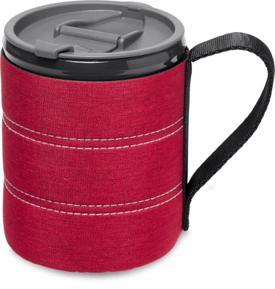 GSI Infinity Backpacker Mug - BPA Free - Ultra Lightweight - 17 fl oz Red