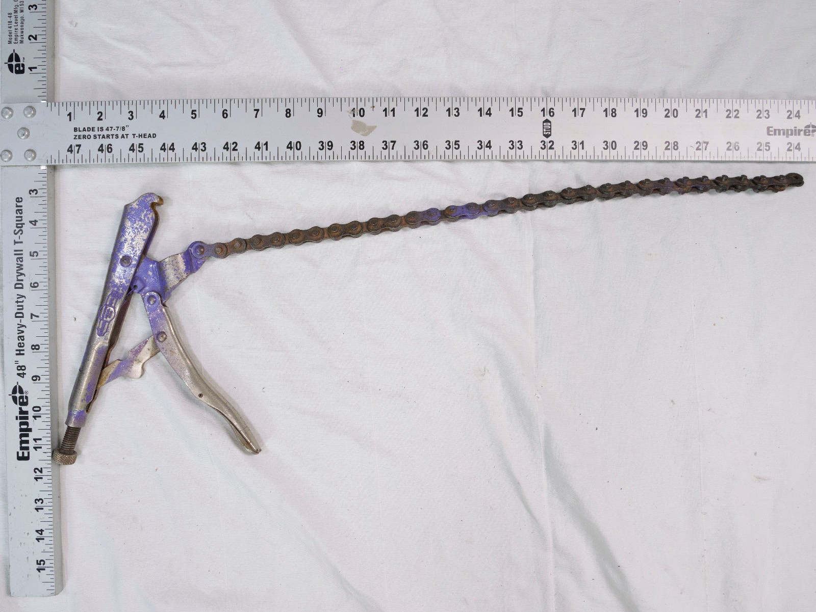 Well used Matthews Chain Vice Grip with Lighting / Grip Setup, NO POSTS