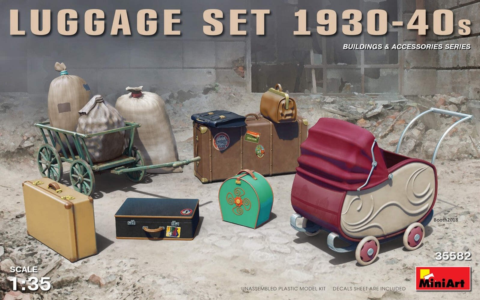 MiniArt 35582 1/35 Luggage Set 1930-40s