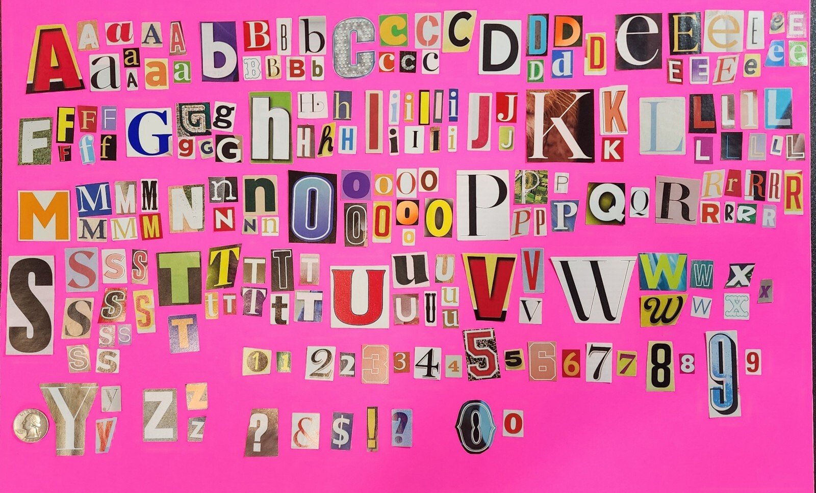 Ransom Note Cutout Letters Dream Vision Board Junk Journal 200 Pcs