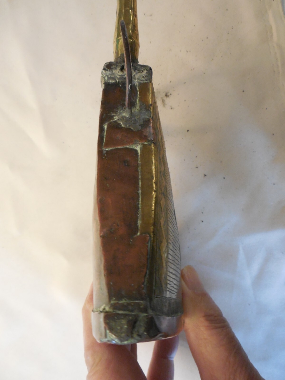 ANTIQUE MOROCCAN BLACK POWDER "POWDER FLASK"