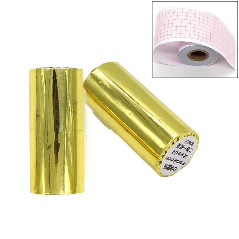 Printing Papter,Thermal Paper Roll For ECG EKG Machin ECG,50mm*20m,Lot of 10
