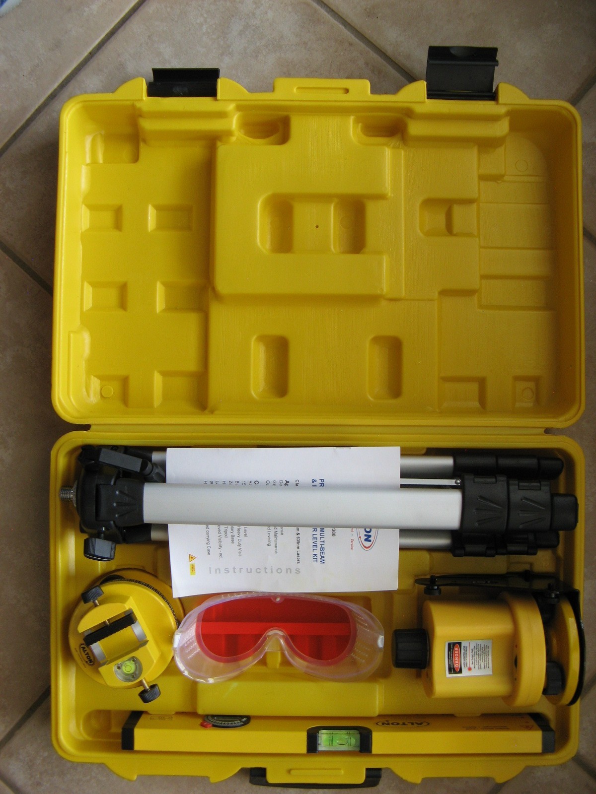 ALTON rotary laser level kit