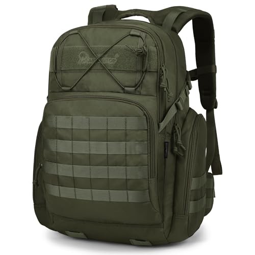 40L Tactical Backpack for Men,Molle Military Backpack for Army Green