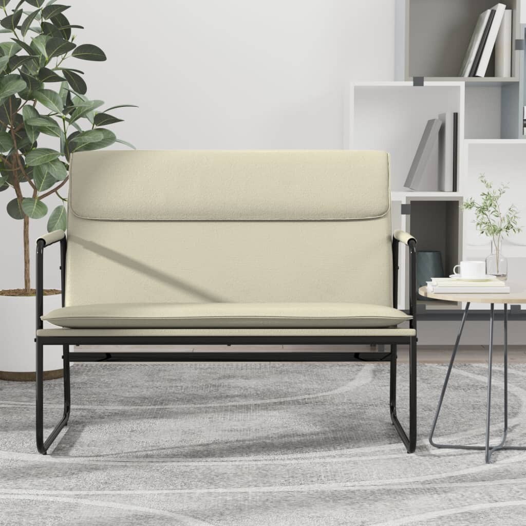 NNEVL Bench Cream 100x64x80 cm Faux Leather