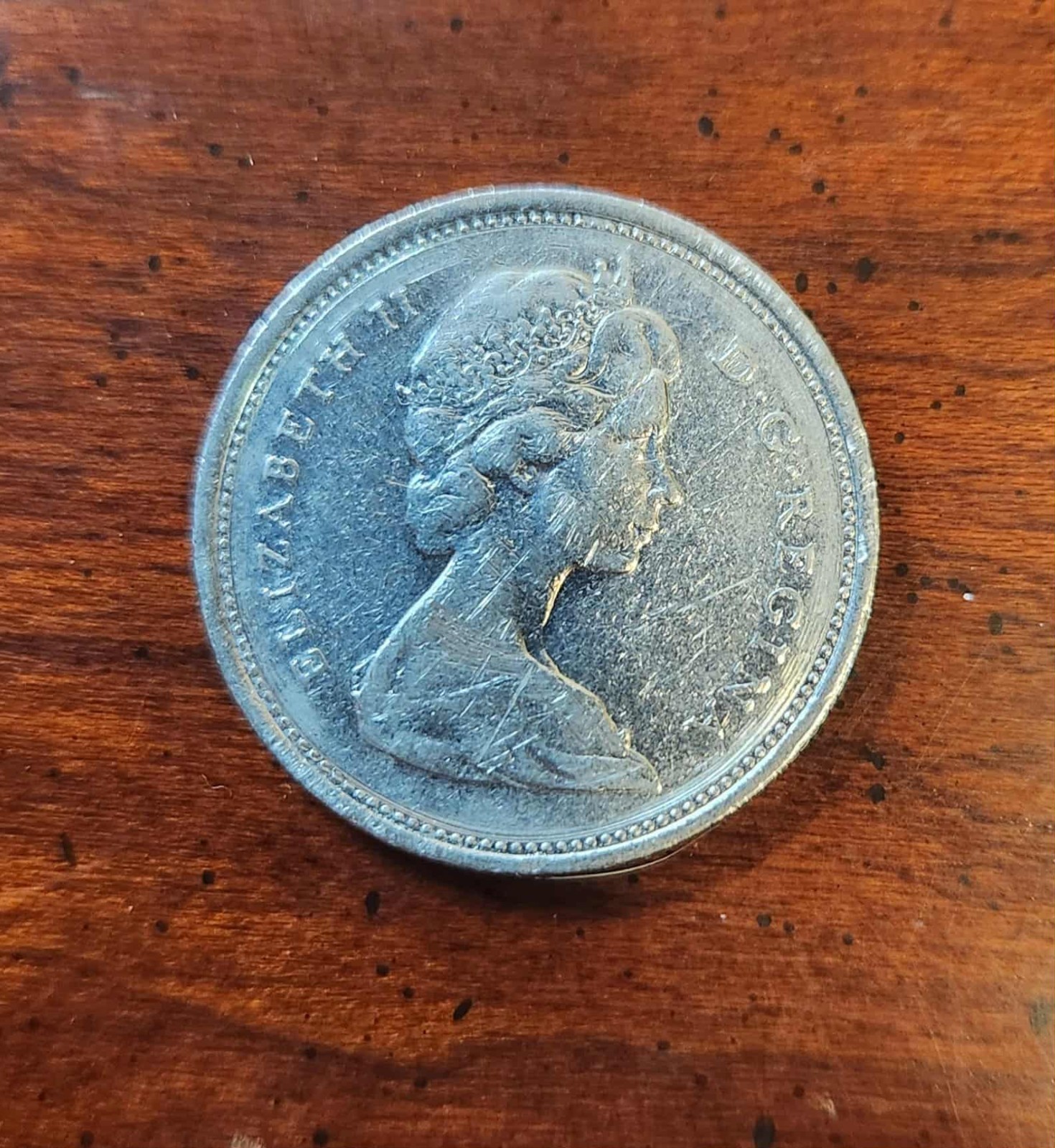 Canada 25 Cents Coin 1974 Queen Elizabeth II