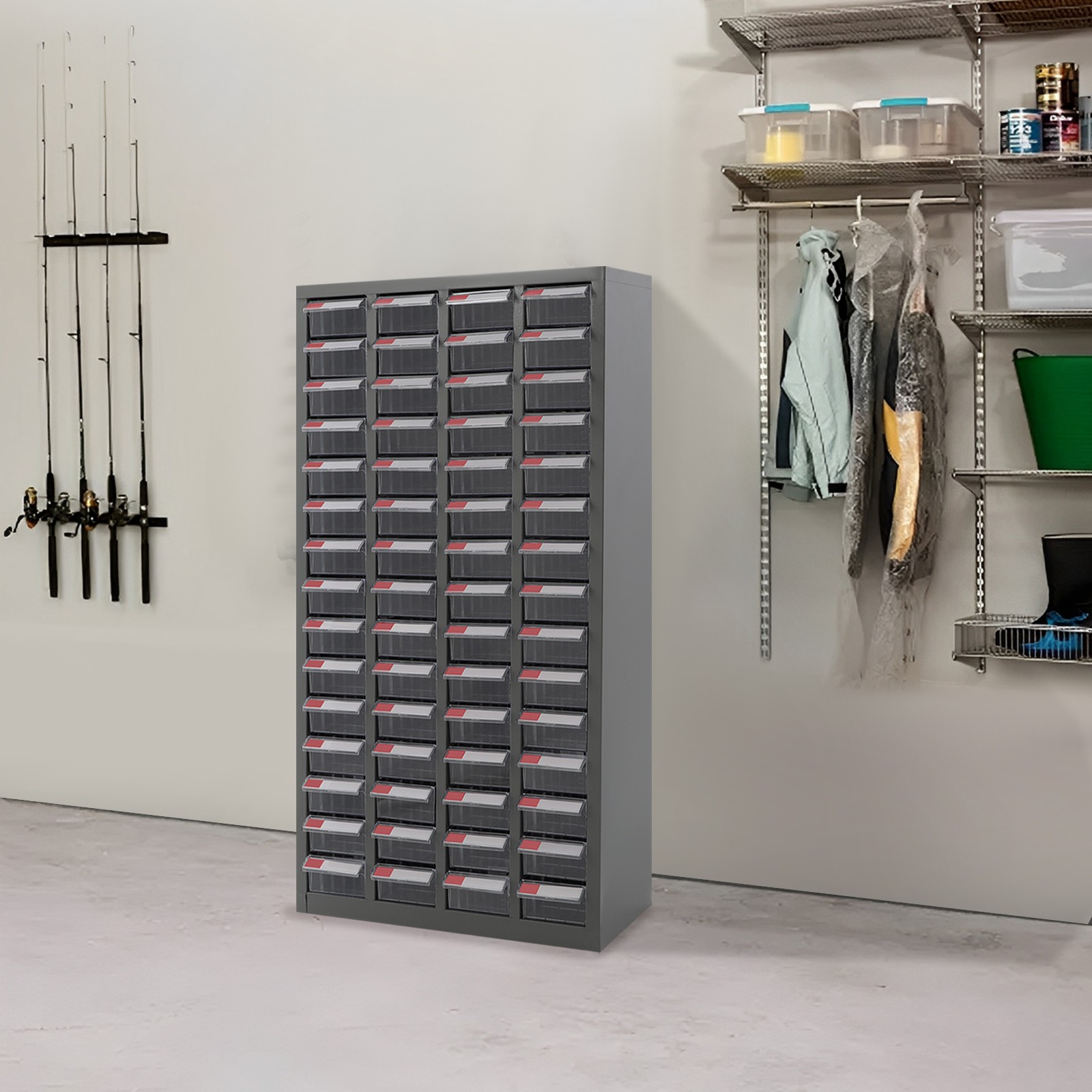 60 Drawers Bolt And Nut Tool Storage Cabinet Hardware Tools Storage Cabinet SALE