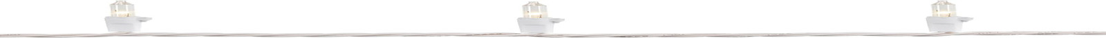 Mini Christmas Light Set - Clear - 3' White Wire - 10ct
