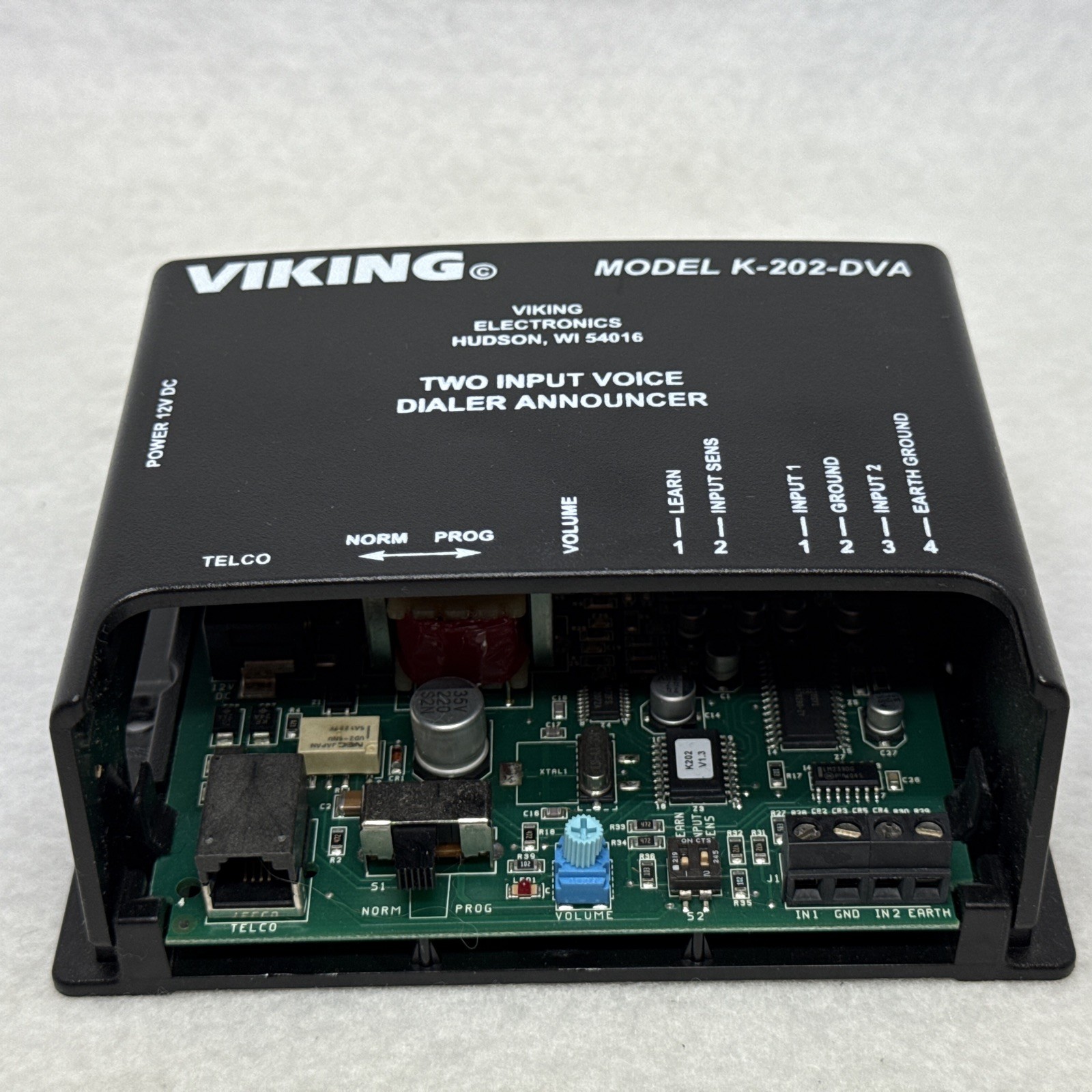 Viking Model K-202-DVA Two Input Voice Dialer Announcer
