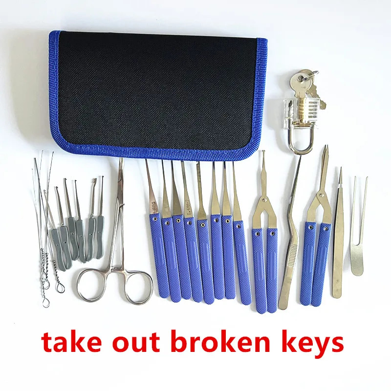 Broken Key Extractor Set Removal Tool Remover Broken Keys from