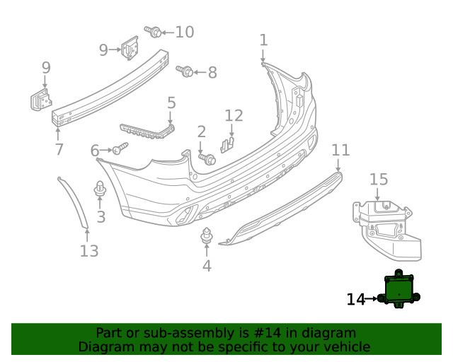 Genuine Mitsubishi Sensor 8638A469