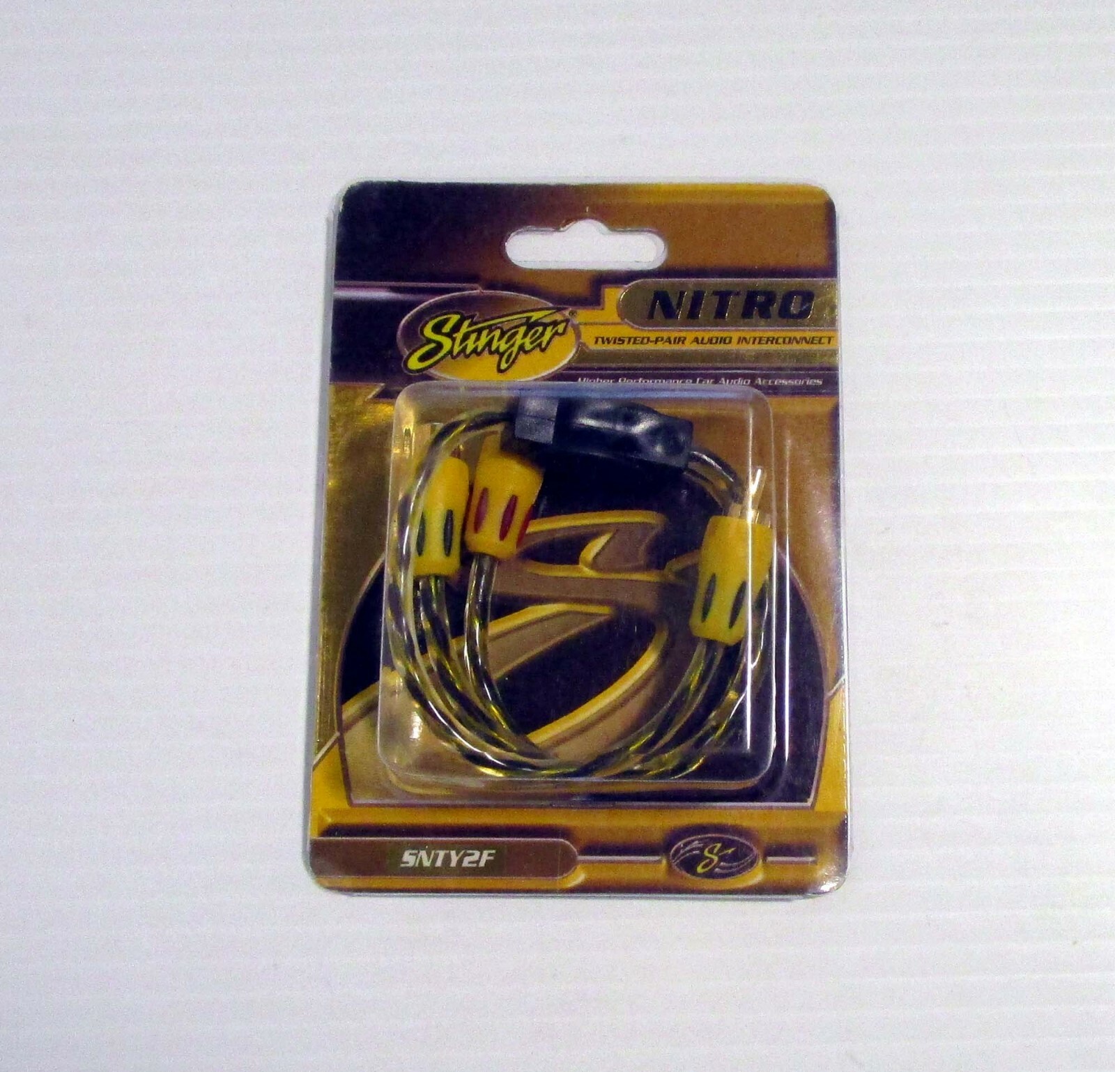 STINGER SNTY2F Nitro Series Y Adaptor RCA Car Audio Cable