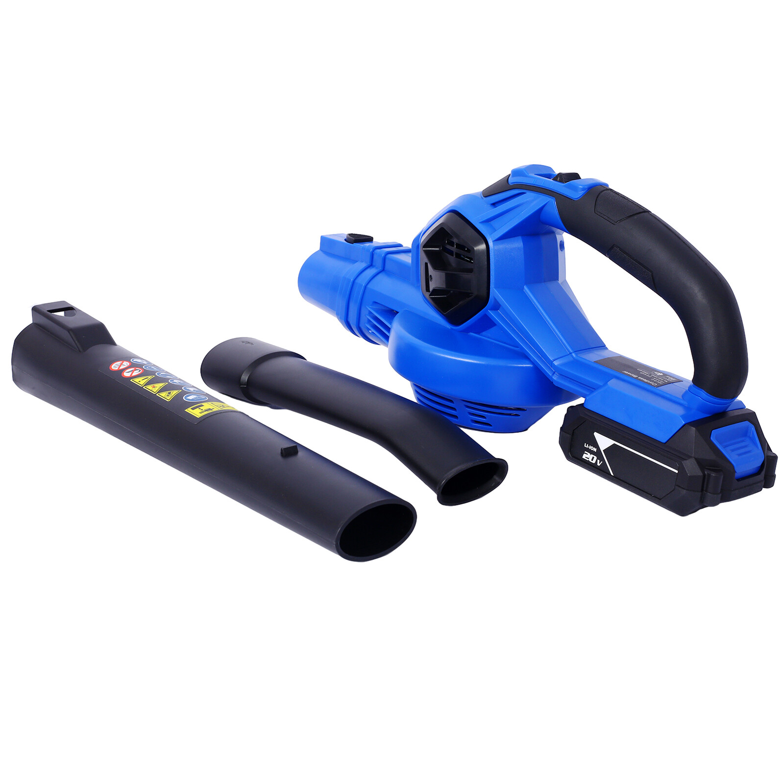 Cordless Leaf Blower Blower Vacuum w/ Battery & Charger 2 Speed Battery Powered
