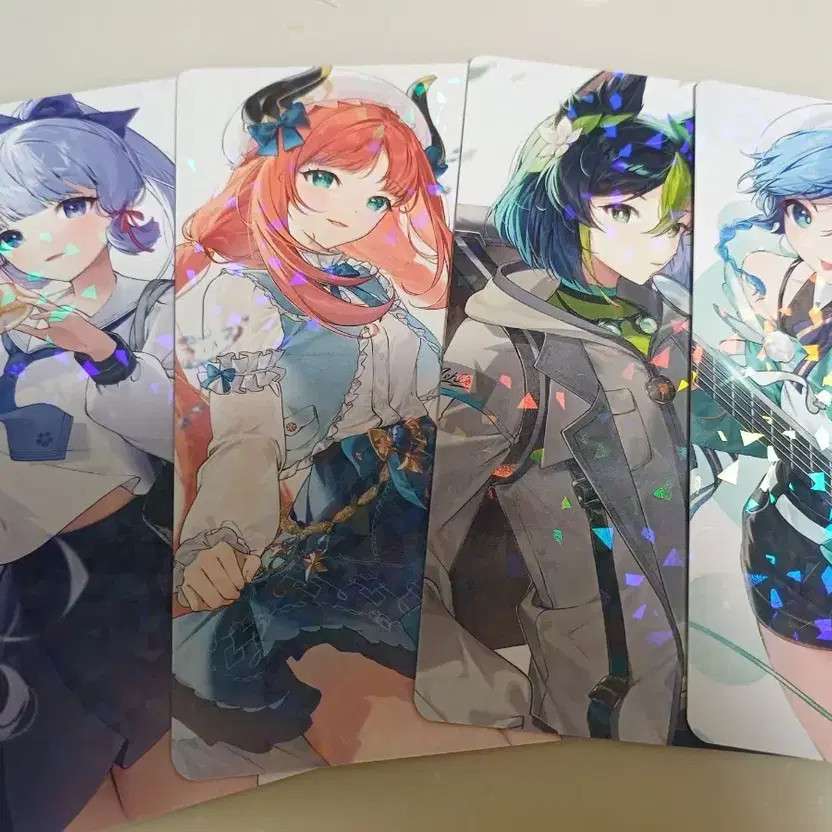 Genshin Impact Ayaka Nilou Tainari Venti Card Tech Official